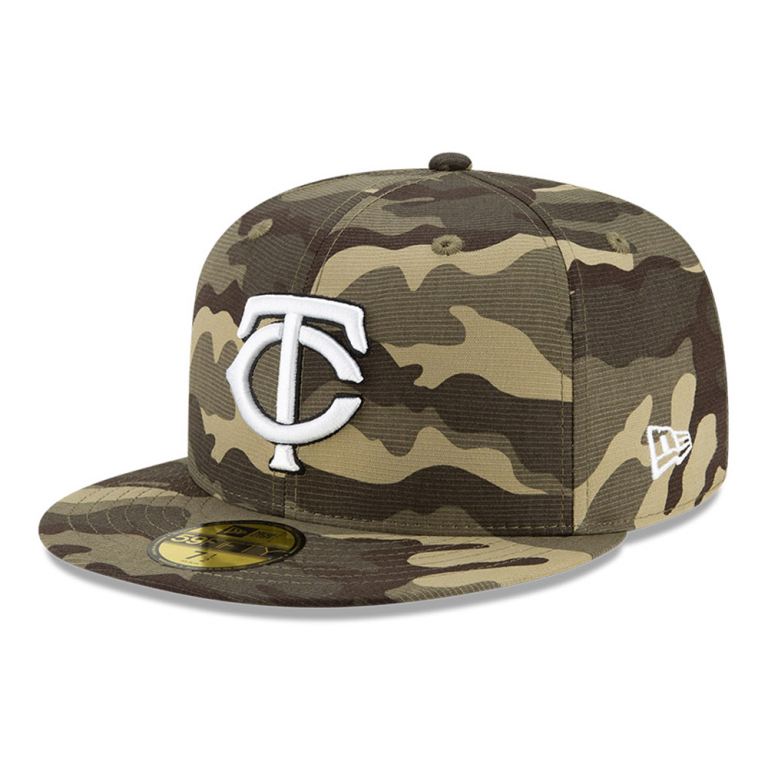 Gorras New Era 59fifty Camuflados - Minnesota Twins MLB Armed Forces 51309GBVR